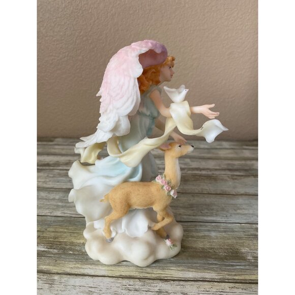 Seraphim Classic Frances Gentle Guide Angel Figurine #81871 Roman 2000 Porcelain - Picture 4 of 10